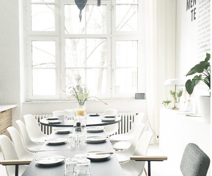 Große Wochenbesprechung mit Frühstück