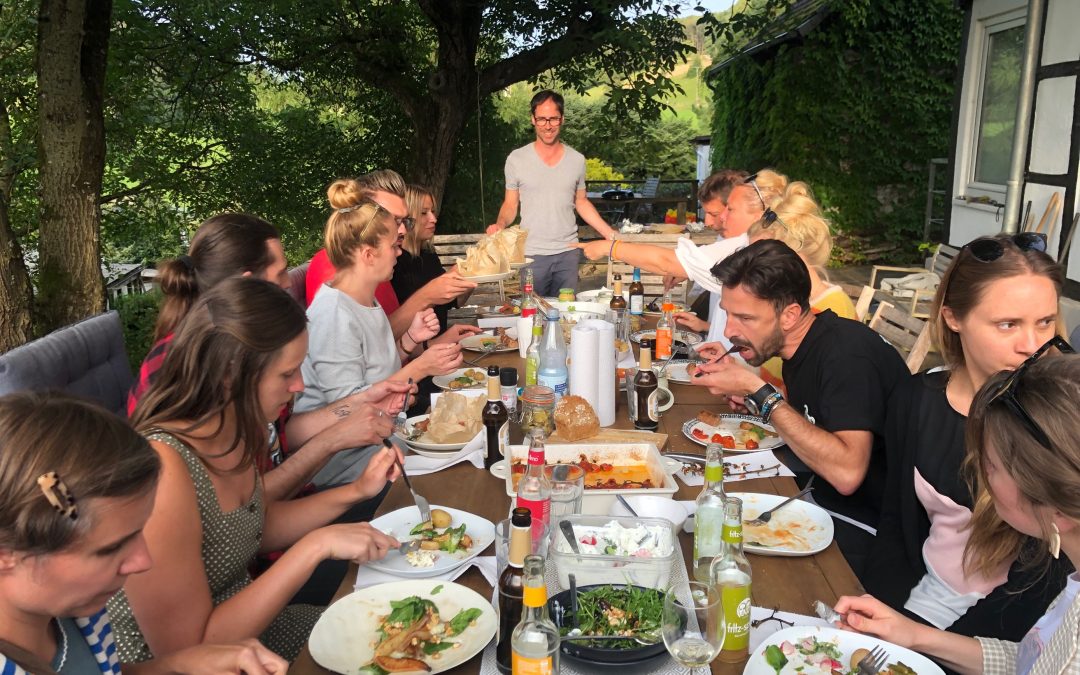 Sommerfest mit dem gesamten team